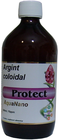 Argint coloidal PROTECT 15ppm - 500ml - AquaNano