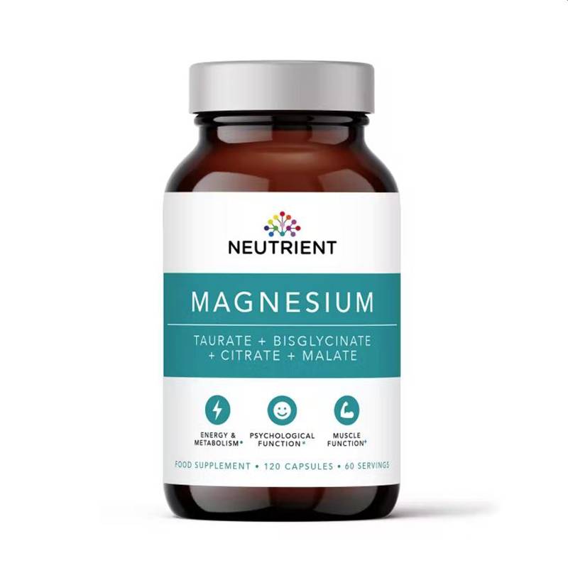 Magnesium Taurate + Bisglycinate + Citrate + Malate (120 capsule), Neutrient