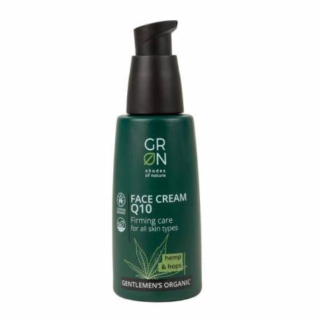 Crema de fata Gentlemens cu coenzima Q10, canepa si hamei Eco-Bio 50ml - GRN Shades of Nature