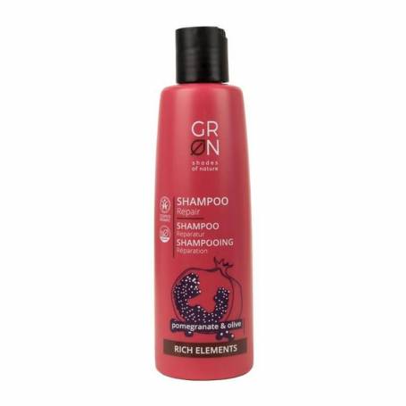 Sampon reparator cu ulei de masline si rodie, Bio Organic Rich Elements, 250 ml, GRN Shades of Nature