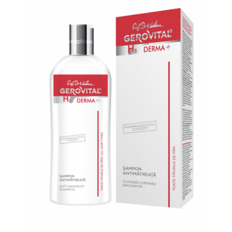 Sampon antimatreata Gerovital Derma H3, 200ml - Gerovital