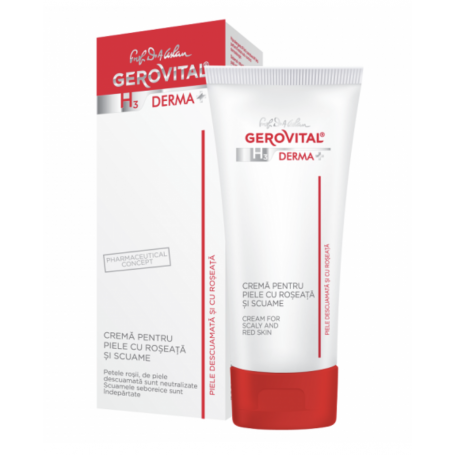 Crema scuame si roseata, Gerovital Derma H3, 50ml - Gerovital