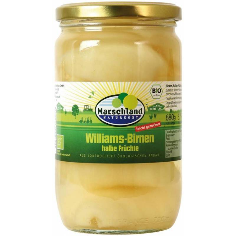 Compot de pere, eco-bio, 680g - Marschland Naturkost