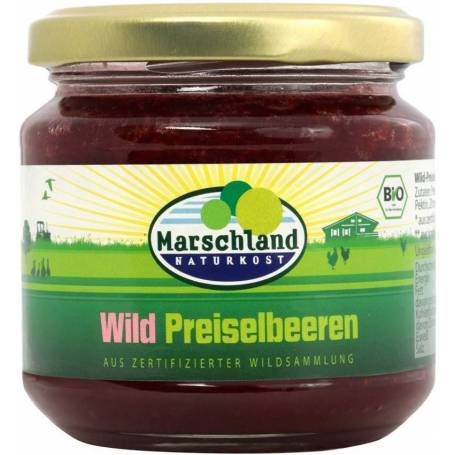 Gem de afine rosii, eco-bio, 220g - Marschland Naturkost