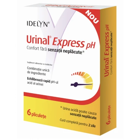 Urinal Express pH, 6 plicuri - Walmark