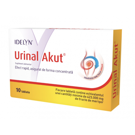 Urinal Akut, infectii urinare, 10cpr - Walmark