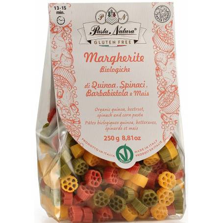 Paste margarete tricolore, fara gluten, eco-bio, 250g - Pasta Natura