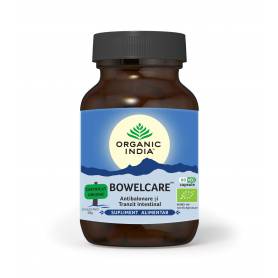 Bowelcare - balonare si tranzit intestinal - 60cps veg - ORGANIC INDIA