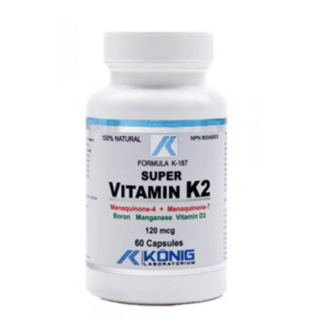 Vitamin K2, Konig Laboratorium, 60cps - Organika