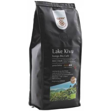 Cafea boabe Lake Kivu (Congo), eco-bio, 250 g, Fairtrade - Gepa