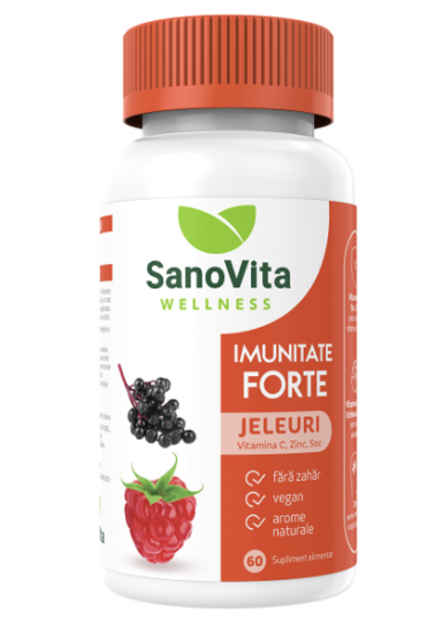 Jeleuri Cu Vitamine Imunitate Forte, 60buc - Sanovita