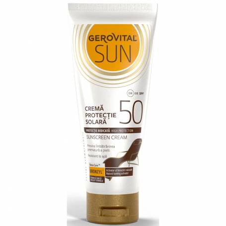 Crema protectie solara SPF50 100ml - Gerovital Sun
