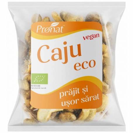 Nuci caju prajite si usor sarate Eco-Bio 50g - Pronat