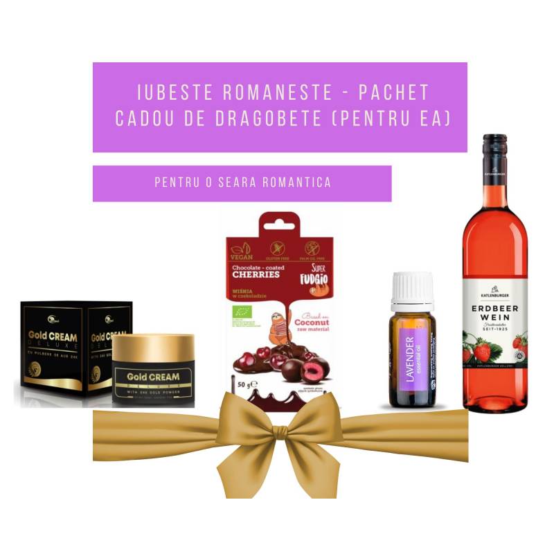 Iubeste romaneste - Pachet cadou de Dragobete (pentru ea)