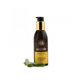 Lapte demachiant cu aloe si apa de trandafir, 150 ml, Soultree