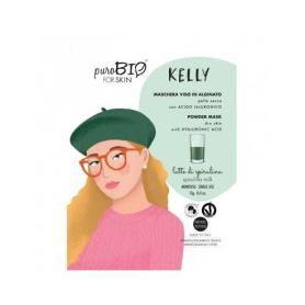 Masca de fata peel-off pentru ten uscat, KELLY, cu spirulina, 13 g, PuroBio