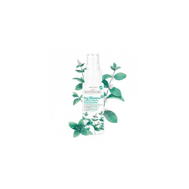 Sampon uscat cu menta si eucalipt, 50ml - Maternatura