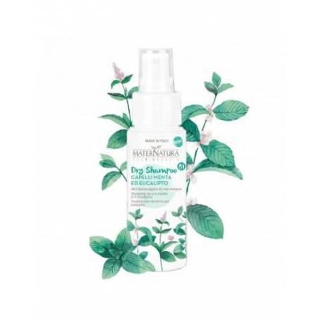 Sampon uscat cu menta si eucalipt, 50ml -  Maternatura