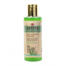 Sampon natural cu Neem si Aloe, 210ml - Sattva Ayurveda