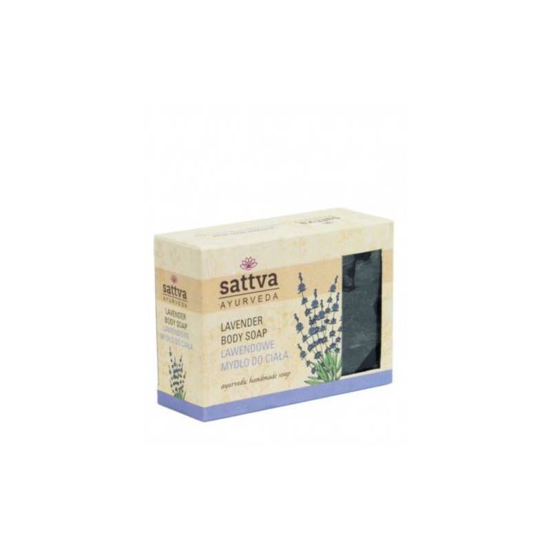 Sapun cu glicerina si lavanda, 125g – Sattva Ayurveda