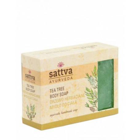 Sapun cu glicerina si tea tree, 125gr – Sattva Ayurveda