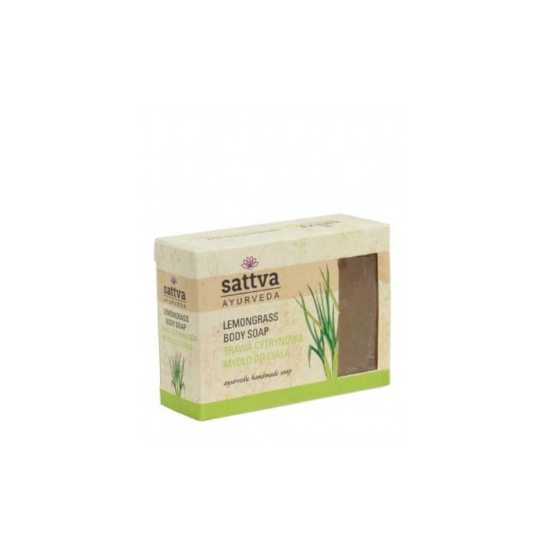 Sapun cu glicerina si lemongrass, 125g– Sattva Ayurveda