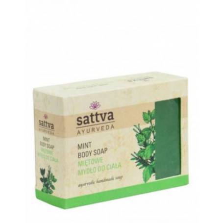 Sapun cu glicerina si menta, 125g – Sattva Ayurveda