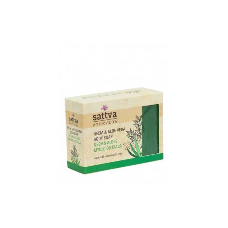 Sapun cu glicerina si neem, 125g – Sattva Ayurveda