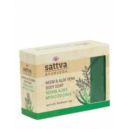 Sapun cu glicerina si neem, 125g – Sattva Ayurveda