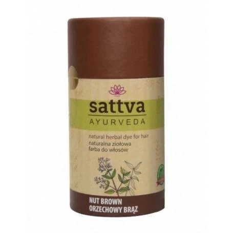 Vopsea Henna Saten Nuca, 150gr – Sattva Ayurveda