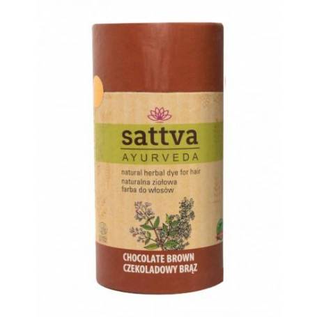 Vopsea Henna Ciocolatiu Deschis 150gr – Sattva Ayurveda