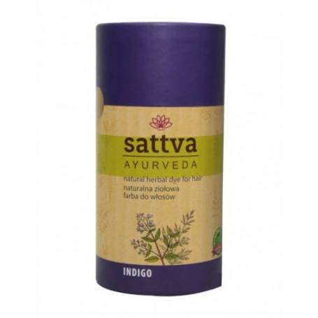 Vopsea Henna Indigo, 150gr – Sattva Ayurveda