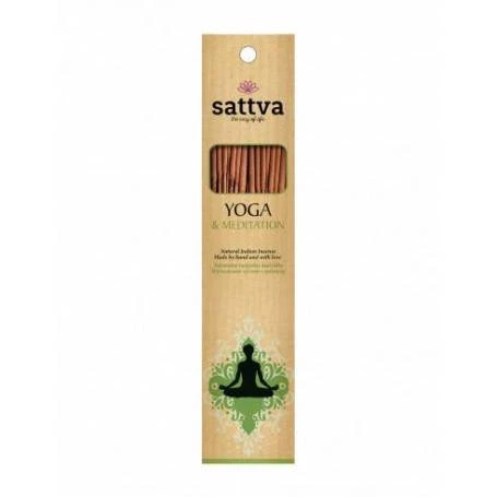 Betisoare parfumate Yoga & Meditation 15 bucati - Sattva Ayurveda