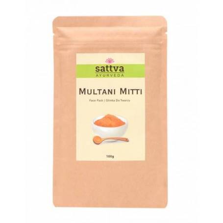 Argila Multani Mitti,100g – Sattva Ayurveda