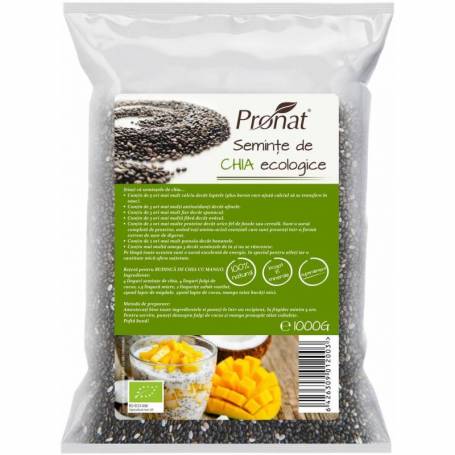 Seminte de Chia Eco-Bio 1000g - Pronat