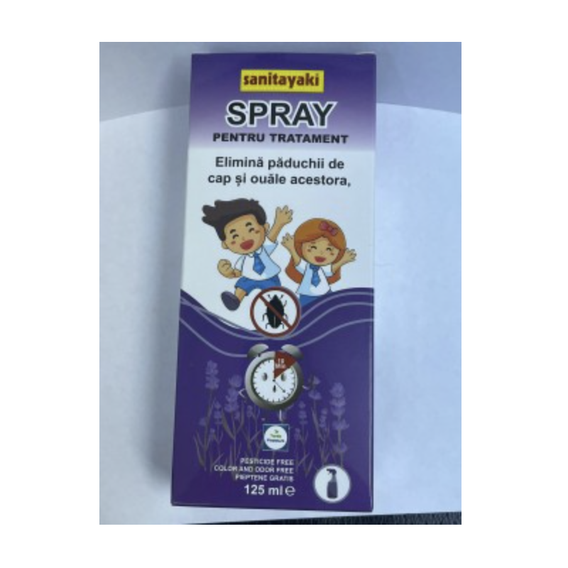 Spray de par antiparazitar, 125ml - Sanitayaki