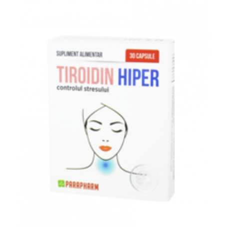 Tiroidin Hiper 30cps hipertiroidism - Parapharm