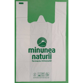 Sacosa mare - plastic bio-degradabil, compostabil, Minunea Naturii