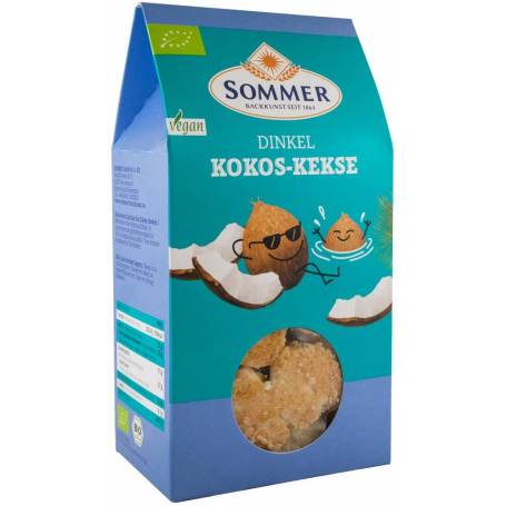 Mini fursecuri din grau spelta cu cocos, eco-bio, 150 g, SOMMER