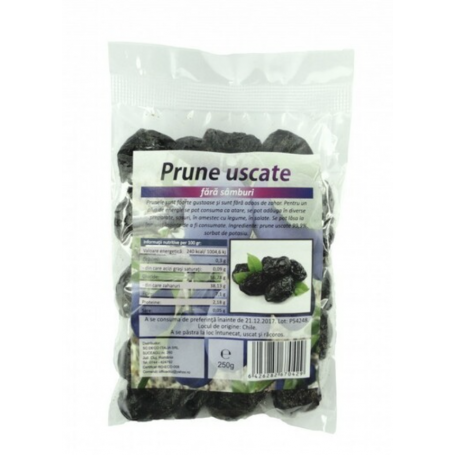 Prune Fara Samburi, 250g - Deco