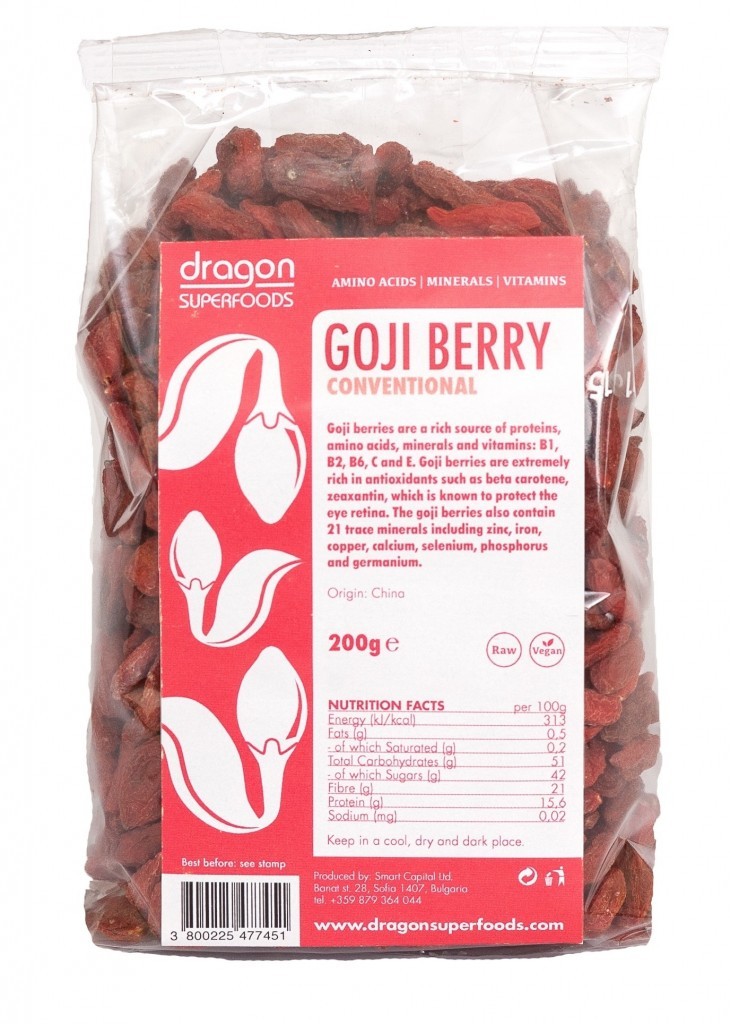 Goji berry 100g dragon superfoods