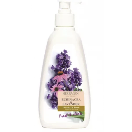 Sapun lichid intim cu extract de lavanda si echinacea, 500ml - Herbagen