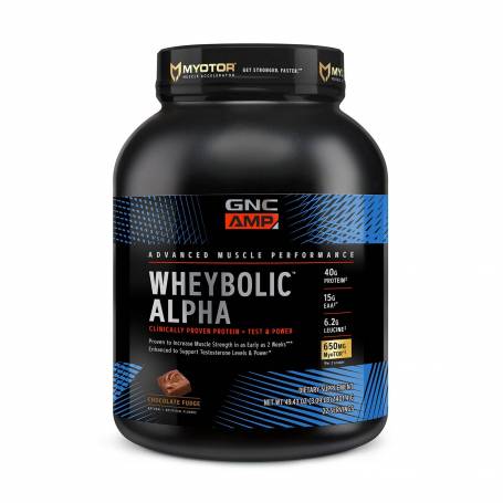 Proteina Din Zer Cu Aroma De Ciocolata, Wheybolic Alpha Myotor 1322.2g - GNC