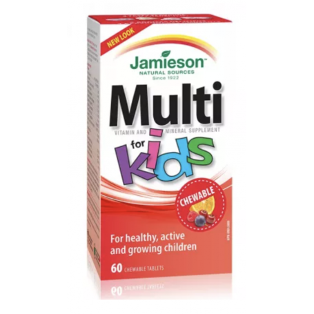 Multi vitamina cu fier pentru Copii, 60cpr - Jamieson