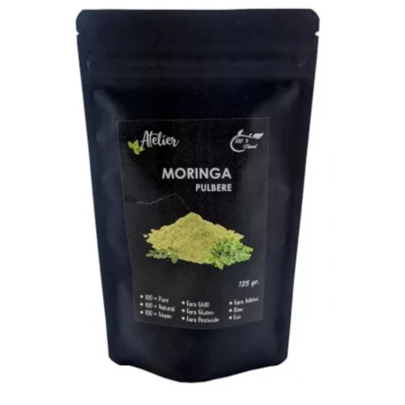 Moringa pulbere, 125g - Sanoviva Farma