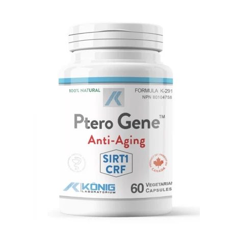 Ptero Gene si Pterostilbene, 60cps - Konig Laboratorium