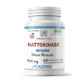 Nattokinase, nattokinaza forte, 60cps - Konig Nutrition