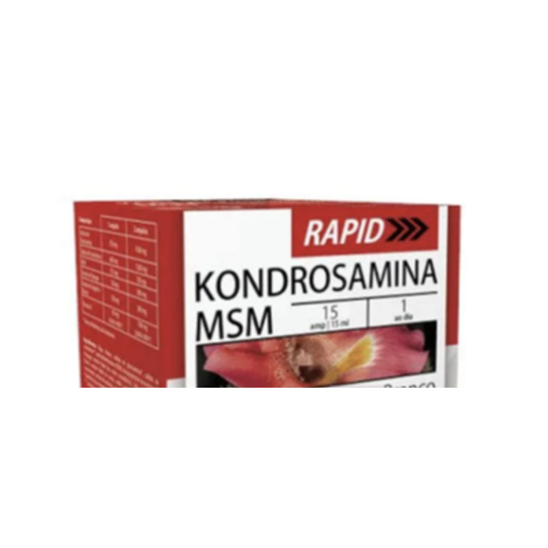 Kondrosamina MSM Rapid 15flacoane, Dietmed - Type Nature