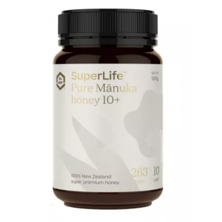 Miere de Manuka, Pure Manuka, UMF10+, MGO263+, 500g - Superlife