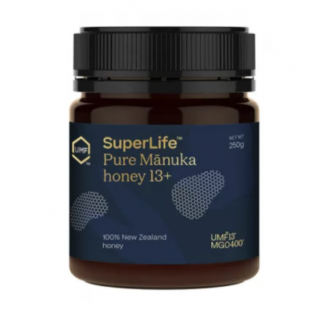 Miere de Manuka, Pure Manuka, UMF13+, MGO400+, 250g - Superlife